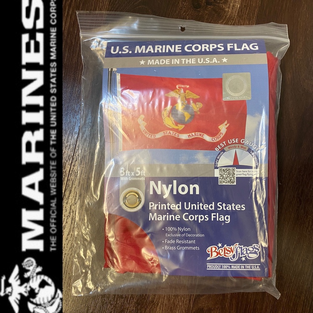🇺🇸3’X5’ Grommet Nylon U.S. Marine Corps Flag - Picture 4 of 9